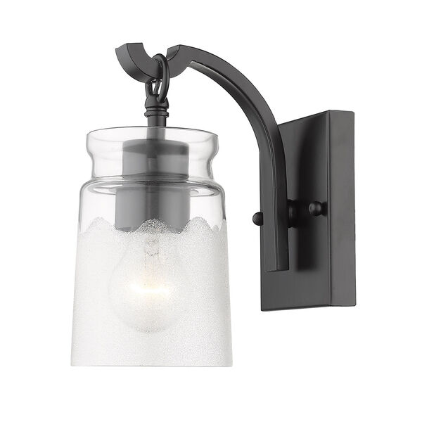 Tribeca Black Eight-Inch One-Light Bath Wall Sconce, image 4